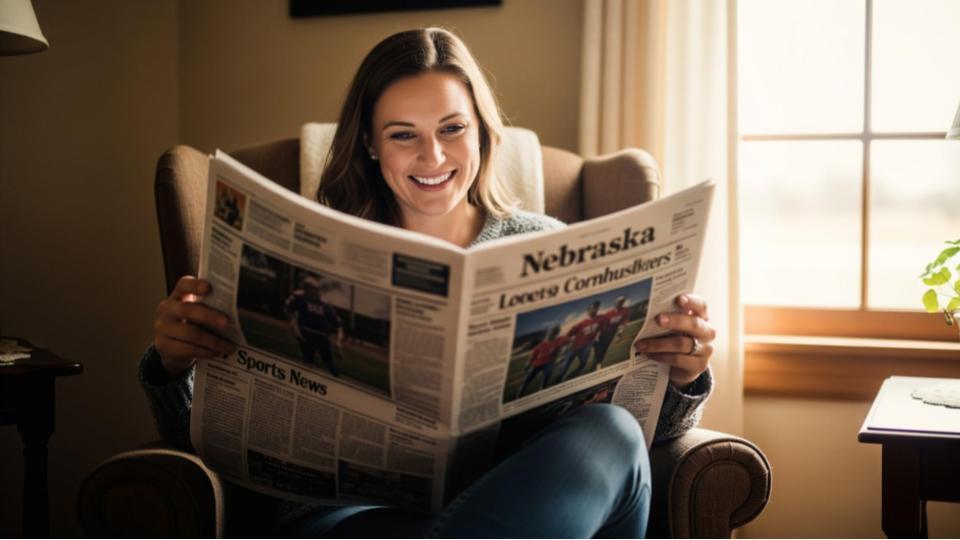 happy newspaper
