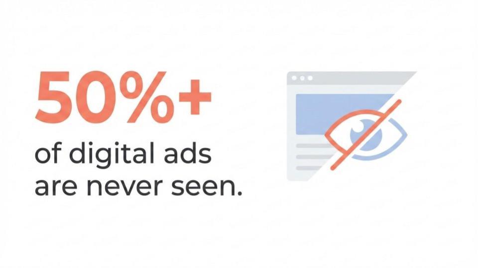 50% of digital ads are never seen